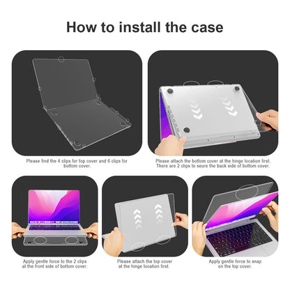 BENWIS MP-CHC Clear Case for MacBook Pro 13 inch (2016) A1706 A1708 / (2018) A1989 / (2019) A2159 / (2020) A2251 A2289 A2338 Laptop PC Hard Shell