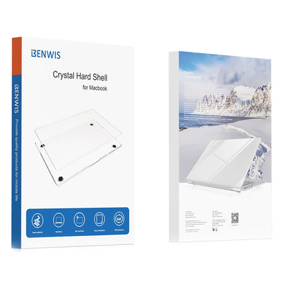 BENWIS MP-CHC Clear Case for MacBook Pro 13 inch (2016) A1706 A1708 / (2018) A1989 / (2019) A2159 / (2020) A2251 A2289 A2338 Laptop PC Hard Shell
