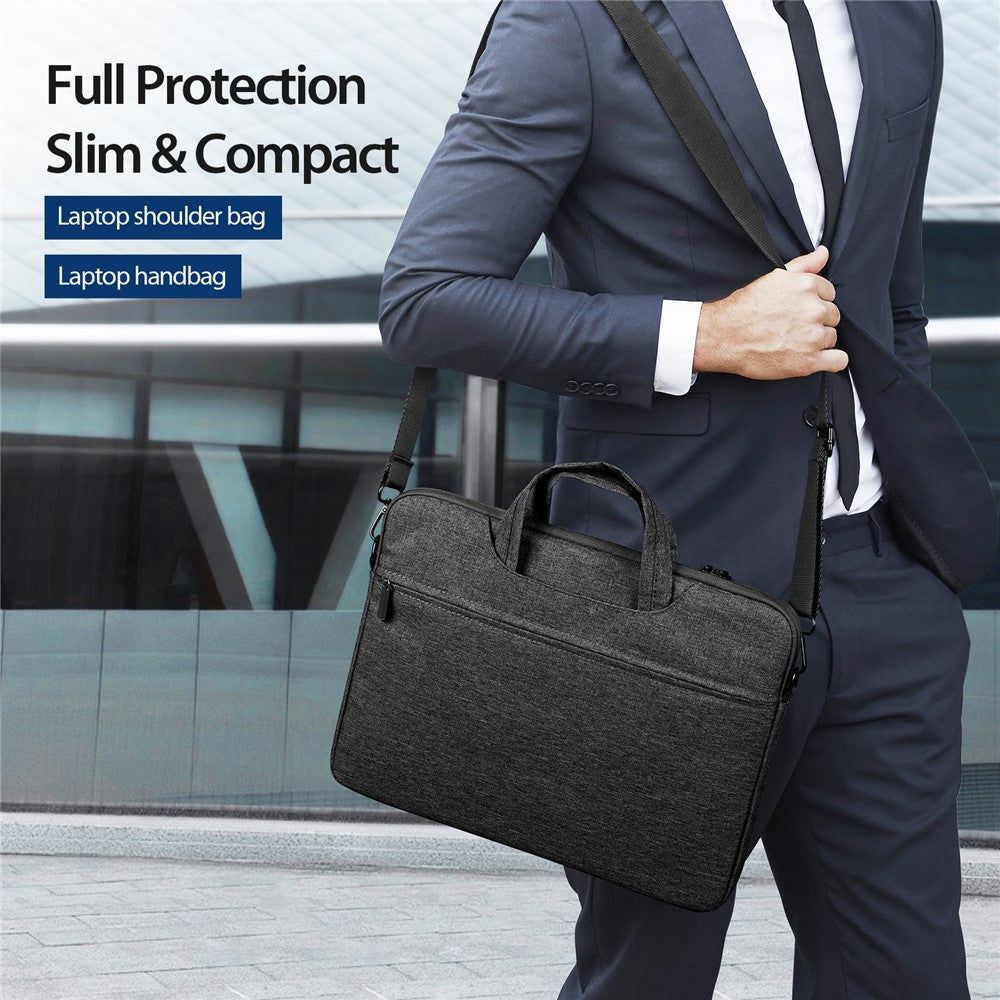DUX DUCIS LBJB Series 15.5-16 Inch Notebook Carrying Shoulder Bag Anti-scratch Laptop Handbag