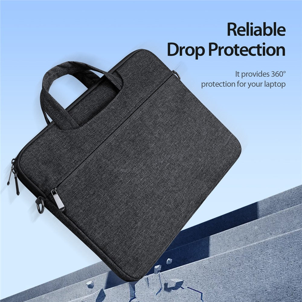 DUX DUCIS LBJB Series 15.5-16 Inch Notebook Carrying Shoulder Bag Anti-scratch Laptop Handbag