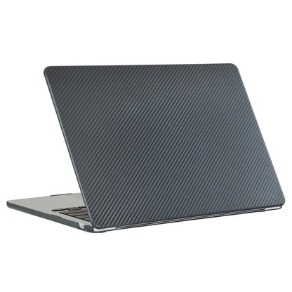For MacBook Air 13 inch (2026) A3449 / (2025) A3240 / (2024) A3113 / (2022) A2681 Case Carbon Fiber Texture Plastic Laptop Hard Shell