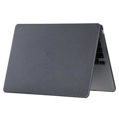 For MacBook Air 13 inch (2026) A3449 / (2025) A3240 / (2024) A3113 / (2022) A2681 Case Carbon Fiber Texture Plastic Laptop Hard Shell