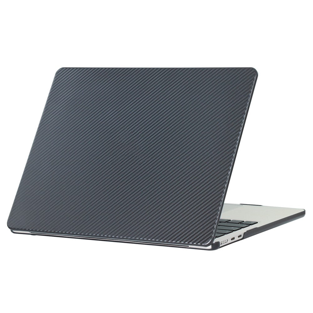 For MacBook Air 15 inch (2026) A3448 / (2025) A3241 / (2024) A311 / (2023) A2941 Case Carbon Fiber Texture Plastic Laptop Cover
