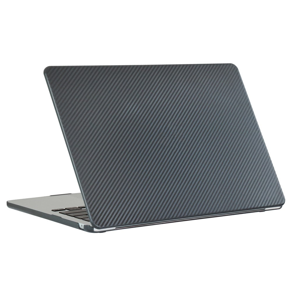 For MacBook Air 15 inch (2026) A3448 / (2025) A3241 / (2024) A311 / (2023) A2941 Case Carbon Fiber Texture Plastic Laptop Cover