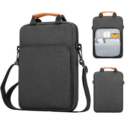 9-11inch Tablet Vertical Carrying Bag Oxford Cloth Shockproof Tablet PC Handbag Crossbody Bag