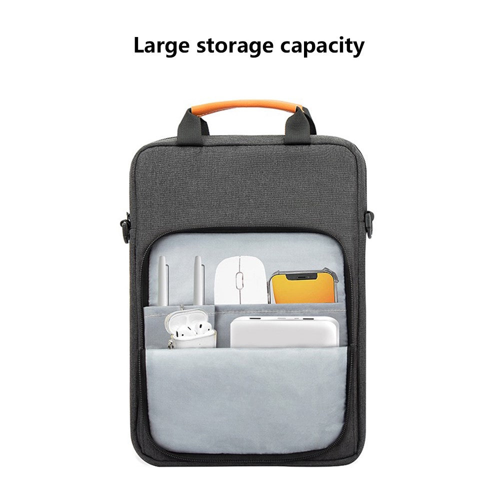 Vertical Carrying Bag for 13.3 Inch Laptop Oxford Cloth Shockproof Handbag Crossbody Bag