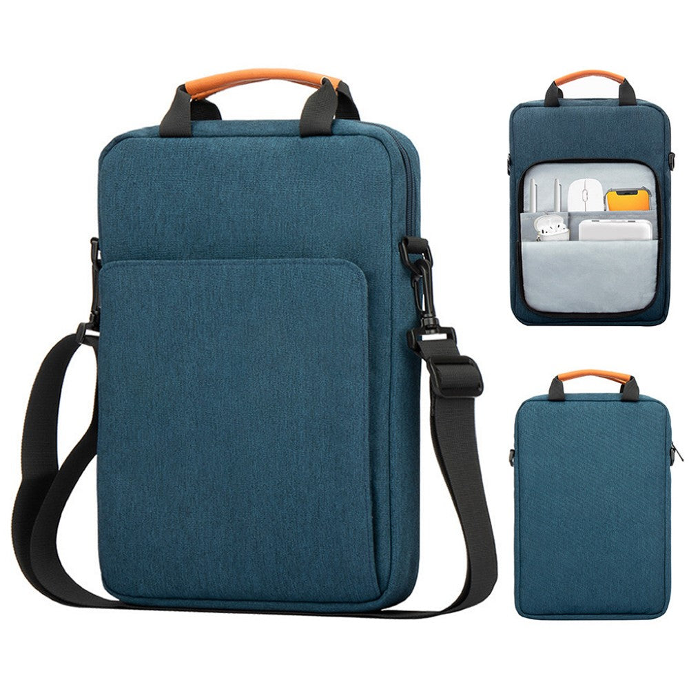 Vertical Carrying Bag for 13.3 Inch Laptop Oxford Cloth Shockproof Handbag Crossbody Bag