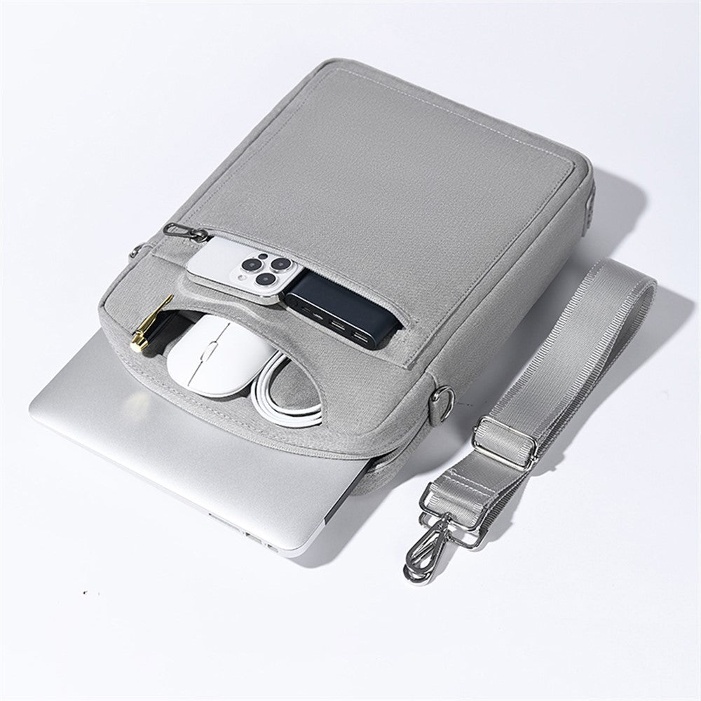 12.9-Inch Laptop Handbag Tablet PC Storage Pouch Briefcase Oxford Cloth Shoulder Bag