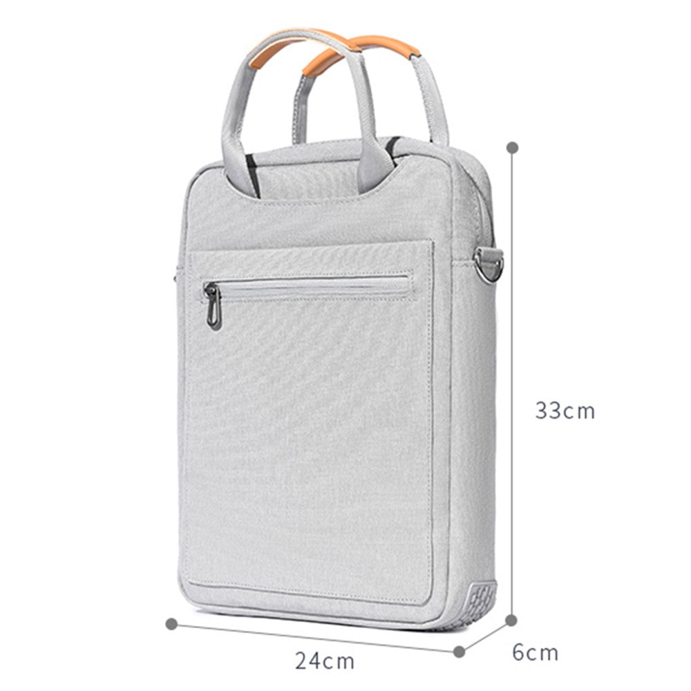 12.9-Inch Laptop Handbag Tablet PC Storage Pouch Briefcase Oxford Cloth Shoulder Bag