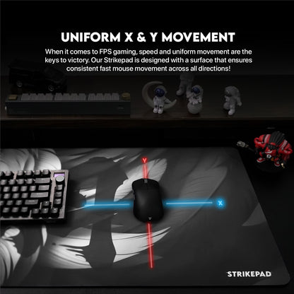 TEEVO STRIKEPAD MST901 Mouse Pad 900x400mm Large Gaming Surface Holographic Design Mousepad