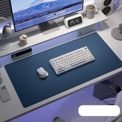 40 x 90cm Waterproof Stain Resistant Mouse Mat 1.7mm PU Leather Gaming Mouse Pad for Home / Office