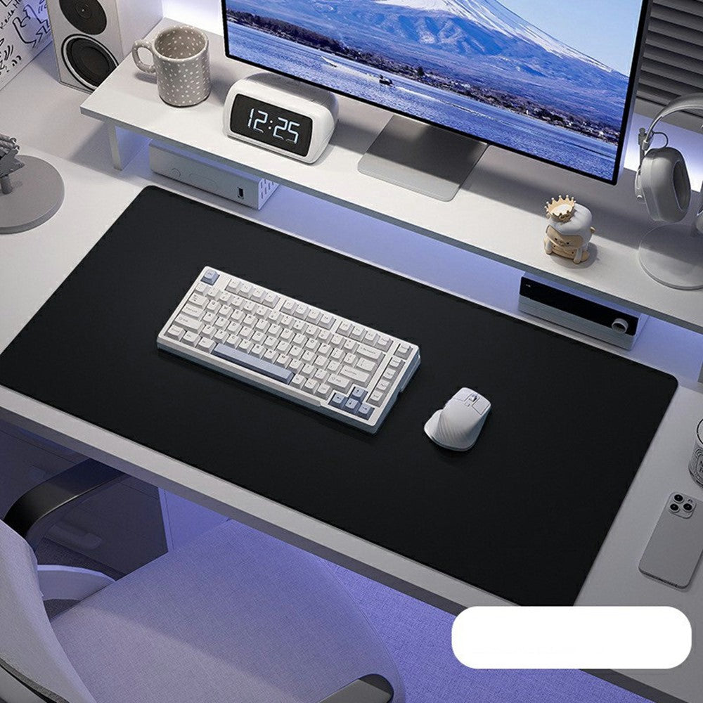 40 x 90cm Waterproof Stain Resistant Mouse Mat 1.7mm PU Leather Gaming Mouse Pad for Home / Office