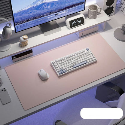 40 x 90cm Waterproof Stain Resistant Mouse Mat 1.7mm PU Leather Gaming Mouse Pad for Home / Office