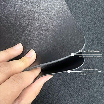 40 x 80cm Waterproof Stain Resistant Mouse Mat 1.7mm PU Leather Gaming Mouse Pad for Home / Office