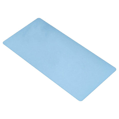 Double-Sided Leather Desk Pad 40 x 90cm Waterproof Mouse Pad for Office / Home with Leather Strap