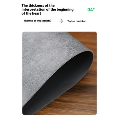 40 x 80cm Waterproof Leather Mouse Pad Double-Sided Desk Mat for Home / Office