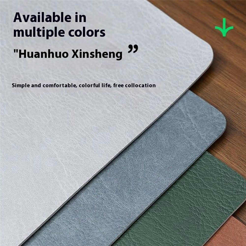 40 x 80cm Waterproof Leather Mouse Pad Double-Sided Desk Mat for Home / Office