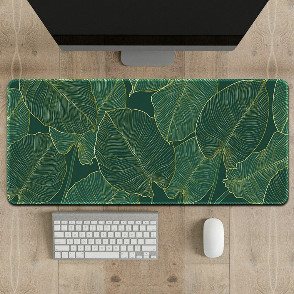 300 x 800 x 2mm Stitched Edge Mouse Pad Computer Desktop Rubber Mouse Mat Creative Pattern for Home / Office
