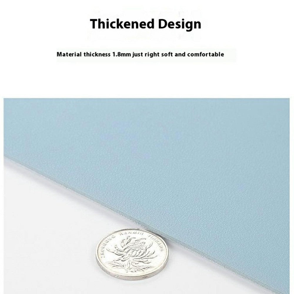 634 Dual-Sided Leather Desk Pad 26 x 21cm Mouse Mat Non-Slip Waterproof for Office / Home