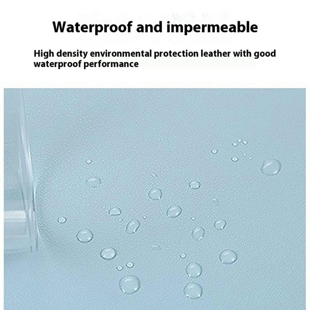 634 Dual-Sided Leather Desk Pad 26 x 21cm Mouse Mat Non-Slip Waterproof for Office / Home
