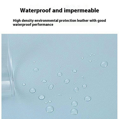 634 Dual-Sided Leather Desk Pad 26 x 21cm Mouse Mat Non-Slip Waterproof for Office / Home