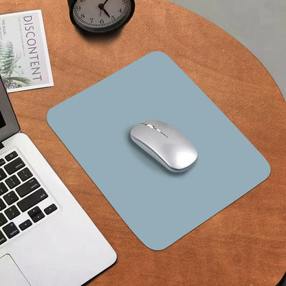 634 Dual-Sided Leather Desk Pad 26 x 21cm Mouse Mat Non-Slip Waterproof for Office / Home
