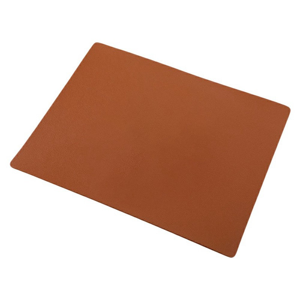 634 Dual-Sided Leather Desk Pad 26 x 21cm Mouse Mat Non-Slip Waterproof for Office / Home