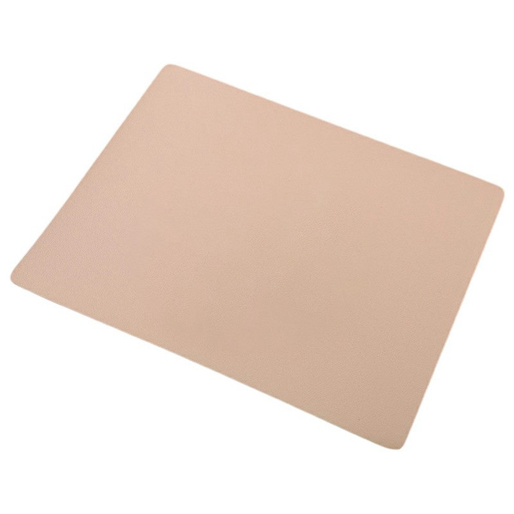 634 Dual-Sided Leather Desk Pad 26 x 21cm Mouse Mat Non-Slip Waterproof for Office / Home