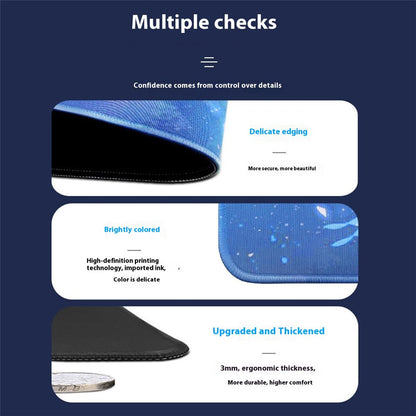 900x400x2mm Pattern Printed Mouse Pad Non Slip Rubber Bottom Large Gaming Mousepad