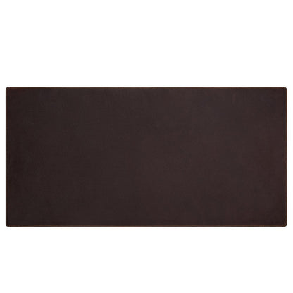 Crazy Horse Texture Mouse Mat Full Grain Cowhide Leather Smooth Gaming Mousepad for Home Office Desk, 60x30cm