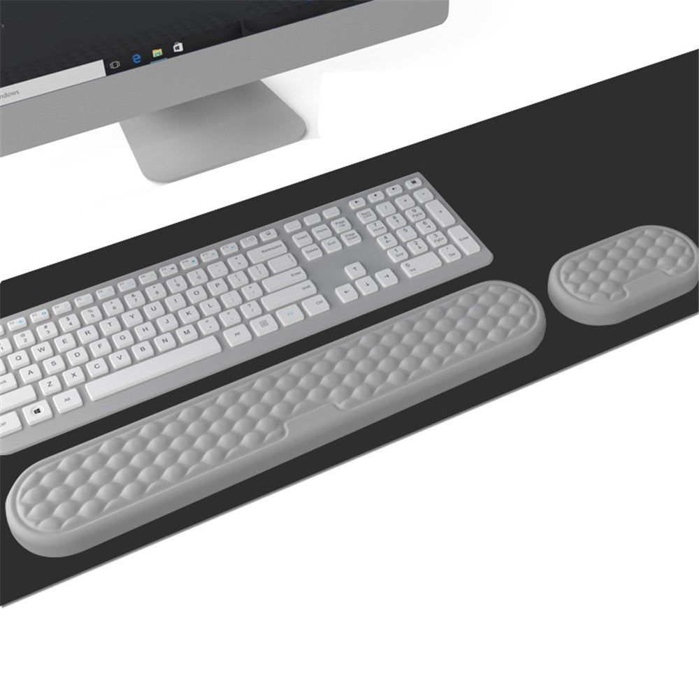 Memory Foam Wrist Rest Pad Anti-slip Wrist Support Pads for Mouse and Keyboard