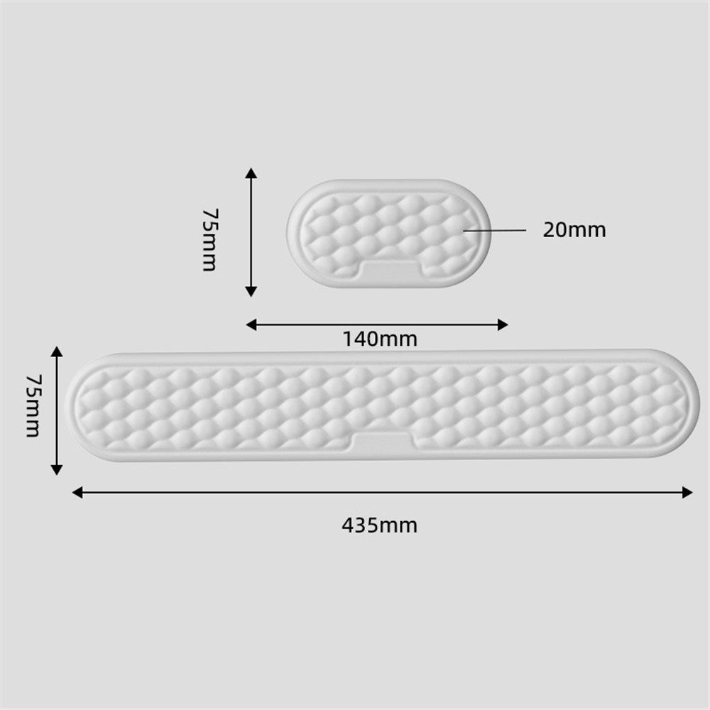 Memory Foam Wrist Rest Pad Anti-slip Wrist Support Pads for Mouse and Keyboard