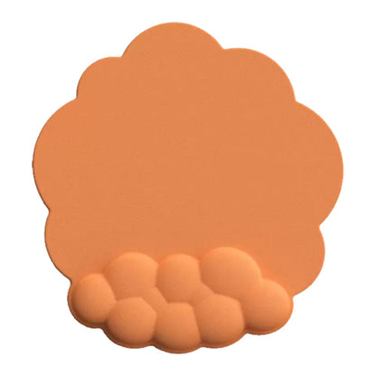 Wrist Rest Design Cloud Shape Mouse Pad Leather Anti-slip Mouse Pad