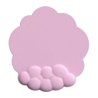 Wrist Rest Design Cloud Shape Mouse Pad Leather Anti-slip Mouse Pad