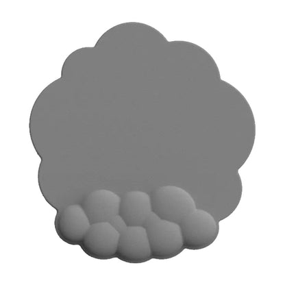 Wrist Rest Design Cloud Shape Mouse Pad Leather Anti-slip Mouse Pad