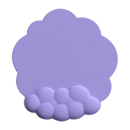 Wrist Rest Design Cloud Shape Mouse Pad Leather Anti-slip Mouse Pad