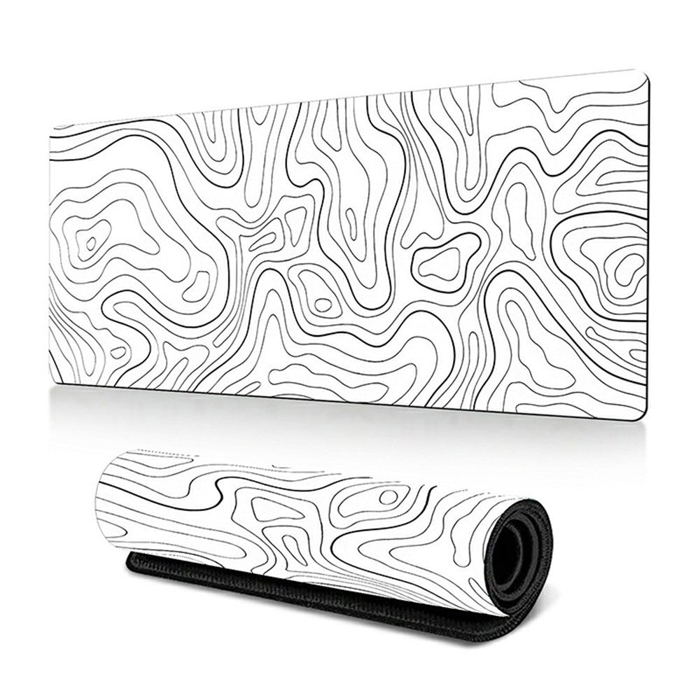400*900*3mm Abstract Pattern Large Mouse Pad Anti-skid Rubber Desktop Mat