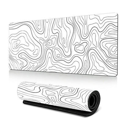 400*900*3mm Abstract Pattern Large Mouse Pad Anti-skid Rubber Desktop Mat