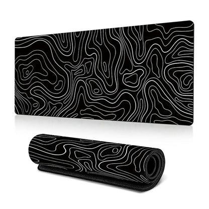 400*900*3mm Abstract Pattern Large Mouse Pad Anti-skid Rubber Desktop Mat