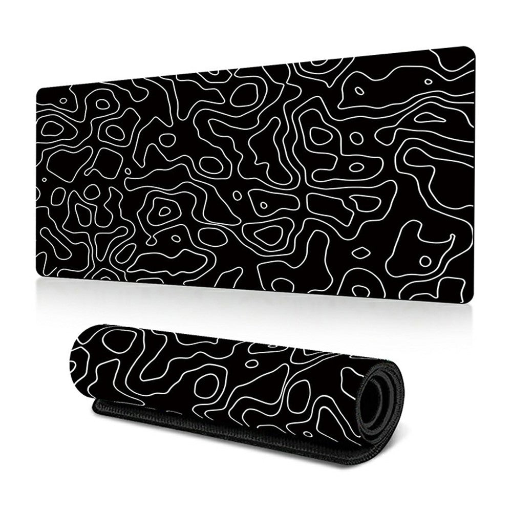400*900*3mm Abstract Pattern Large Mouse Pad Anti-skid Rubber Desktop Mat