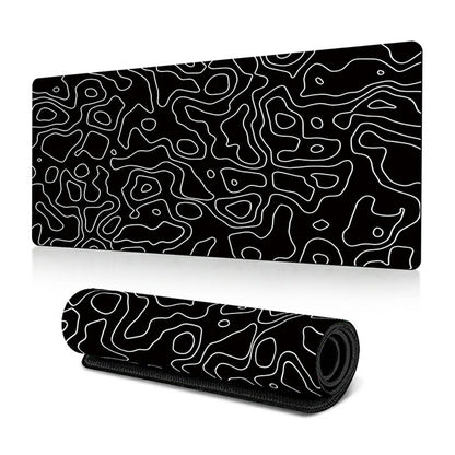 400*900*3mm Abstract Pattern Large Mouse Pad Anti-skid Rubber Desktop Mat
