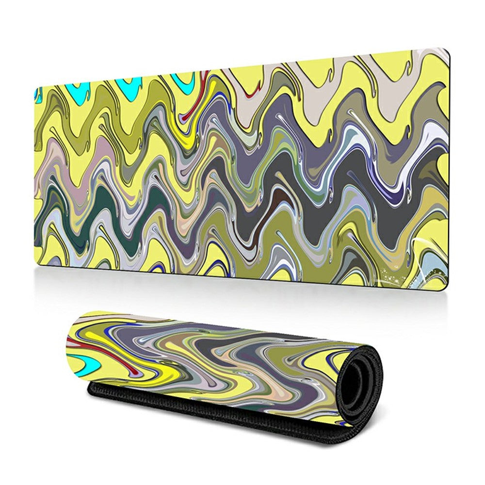 400*900*3mm Abstract Pattern Large Mouse Pad Anti-skid Rubber Desktop Mat