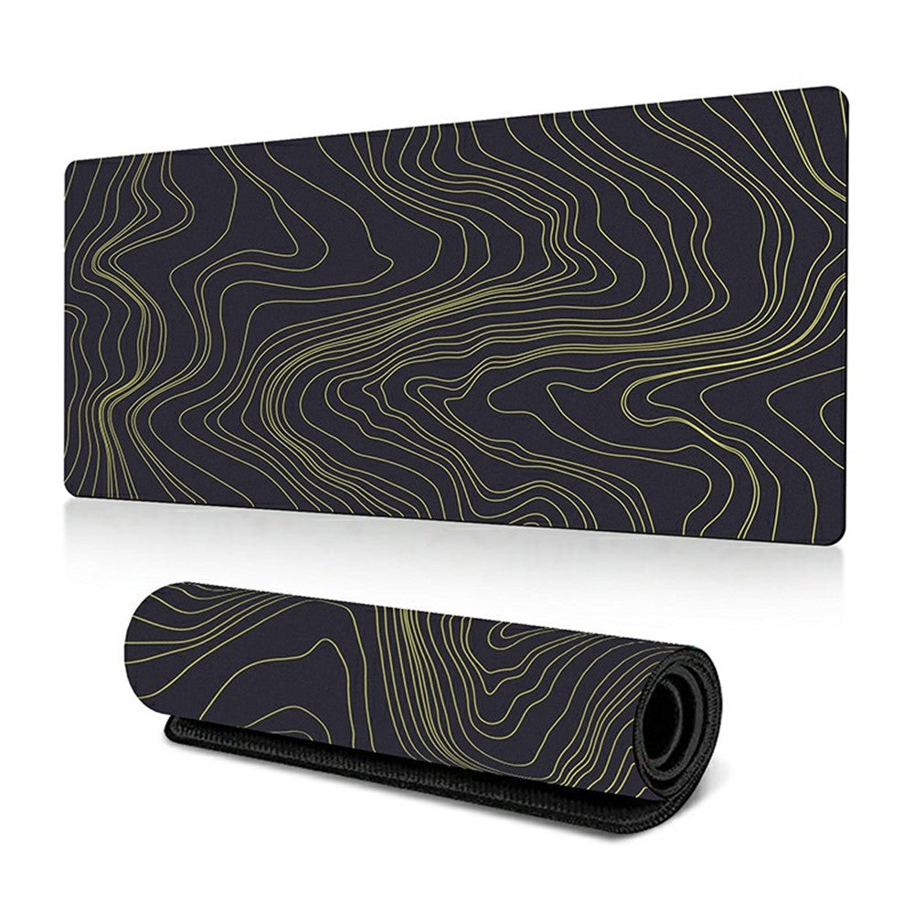 400*900*3mm Abstract Pattern Large Mouse Pad Anti-skid Rubber Desktop Mat