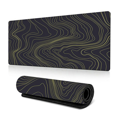 400*900*3mm Abstract Pattern Large Mouse Pad Anti-skid Rubber Desktop Mat