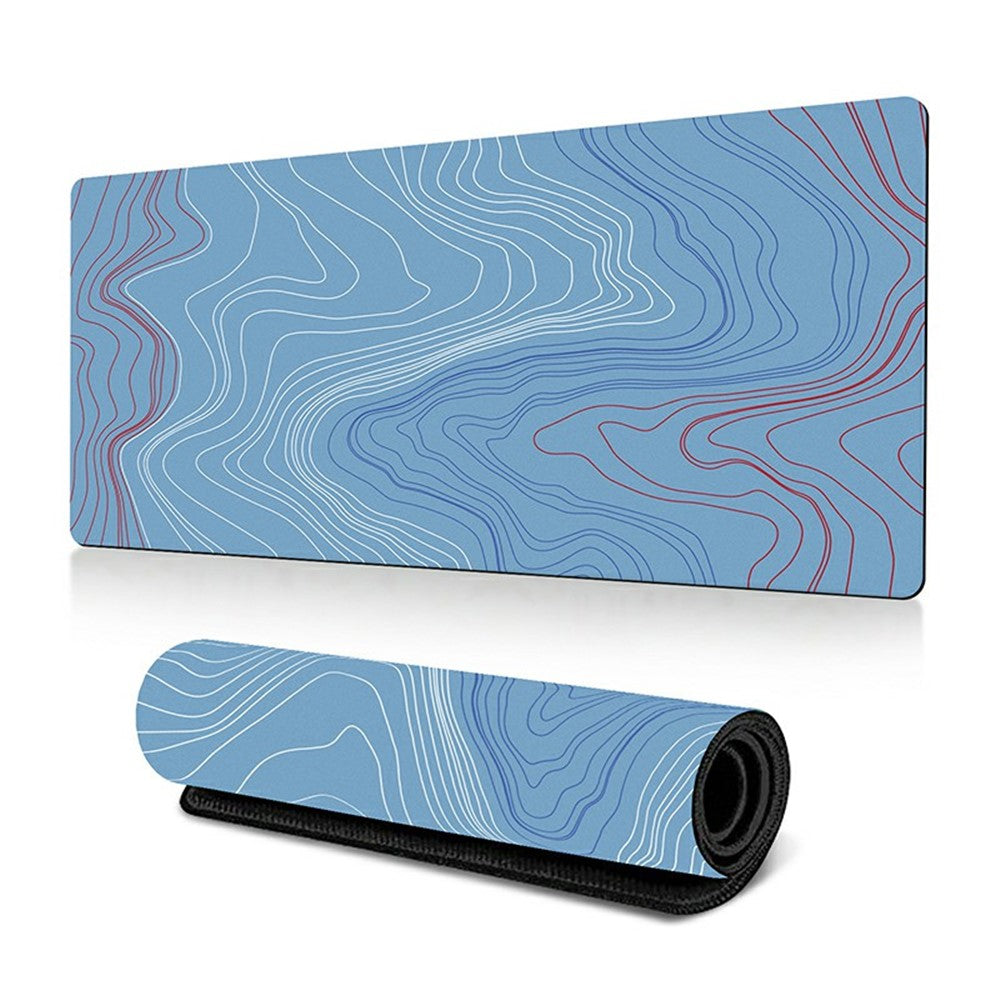 400*900*3mm Abstract Pattern Large Mouse Pad Anti-skid Rubber Desktop Mat