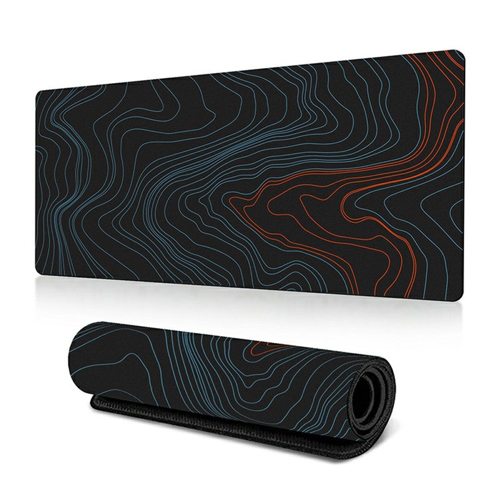 400*900*3mm Abstract Pattern Large Mouse Pad Anti-skid Rubber Desktop Mat