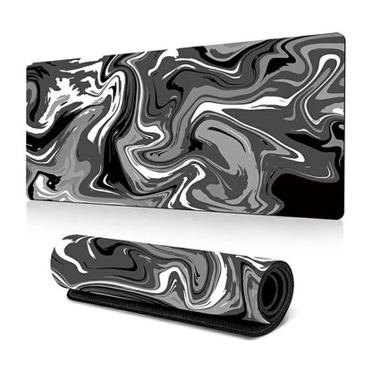 400*900*2mm Abstract Fluid Pattern Large Mouse Pad Rubber Desktop Mat