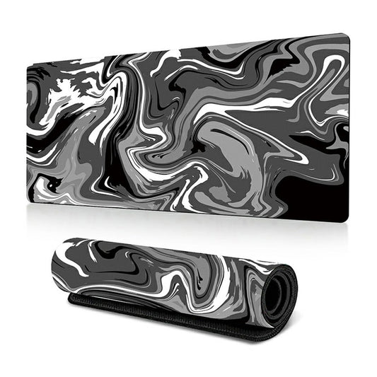 400*900*2mm Abstract Fluid Pattern Large Mouse Pad Rubber Desktop Mat