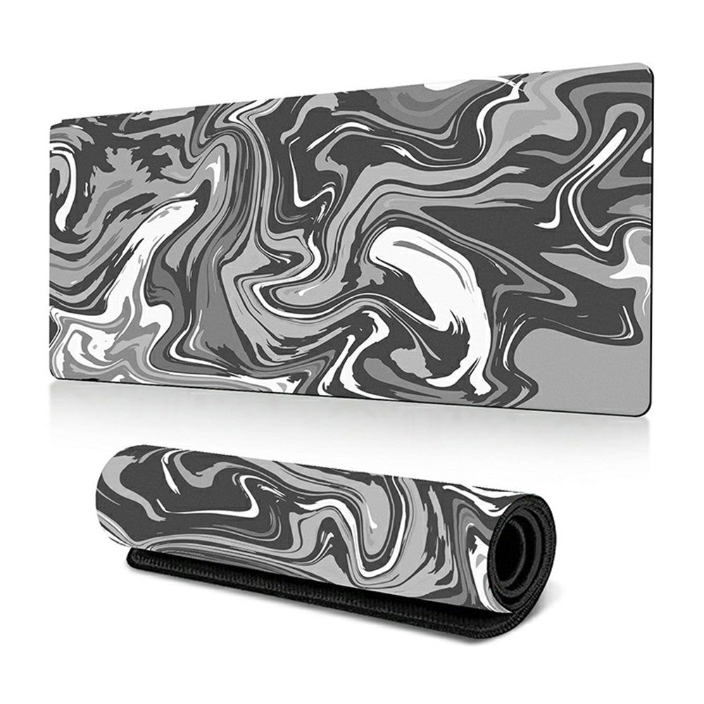 400*900*2mm Abstract Fluid Pattern Large Mouse Pad Rubber Desktop Mat