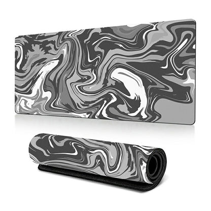 400*900*2mm Abstract Fluid Pattern Large Mouse Pad Rubber Desktop Mat